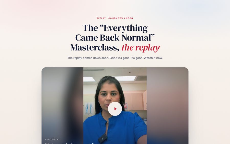 Replay + application preview